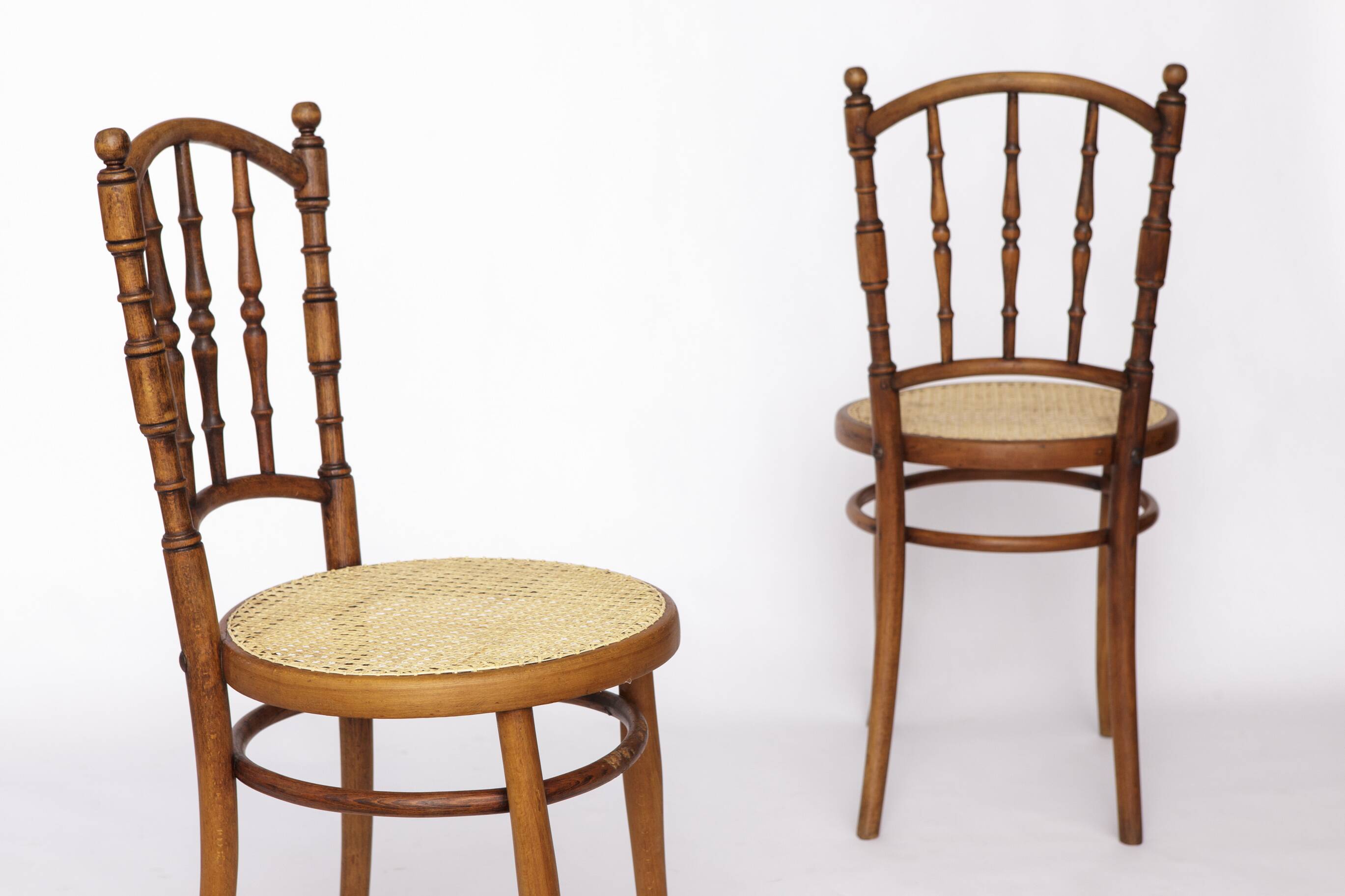 Set of 4 Josef Kohn Bentwood Chairs – Austrian Vintage 1930s–1950s, Beech