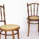Lot de 4 chaises Josef Kohn en bois courbé – Vintage autrichien des années 1930-1950, hêtre
