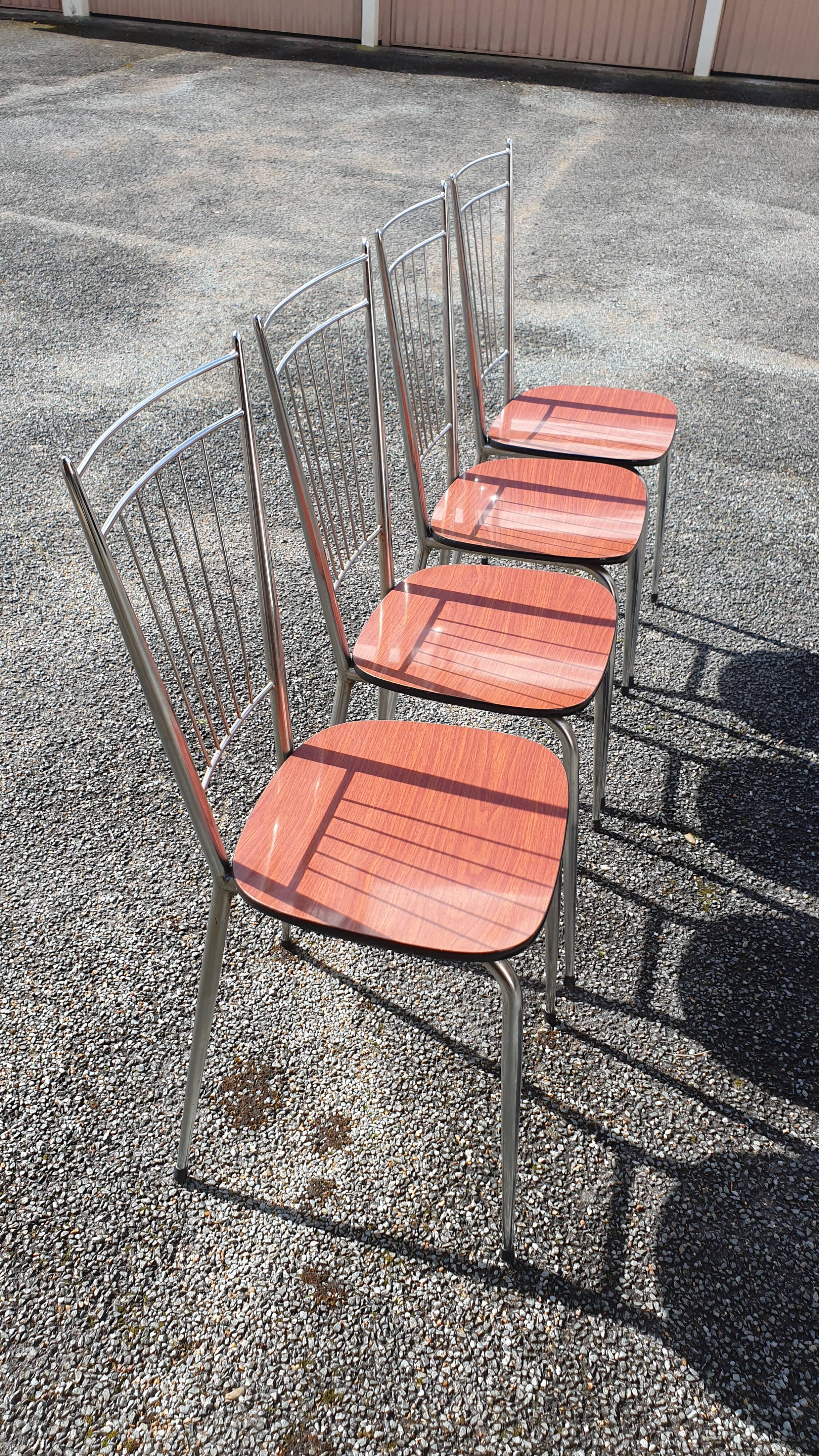 4 chairs MDJ sixties seventies