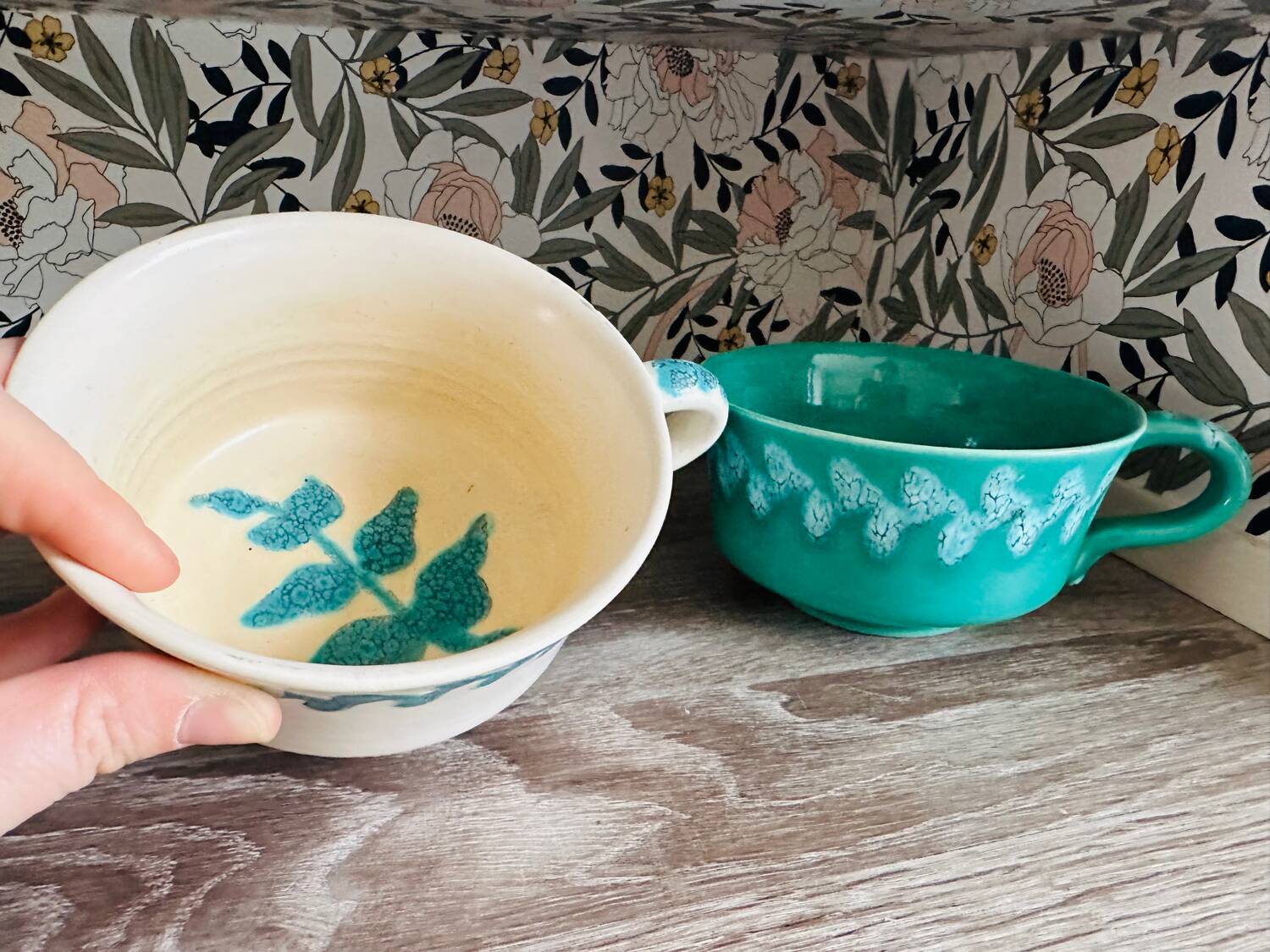 2 Missy Annecy ceramic mugs