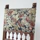 Series of 6 Renaissance style chairs in walnut wood