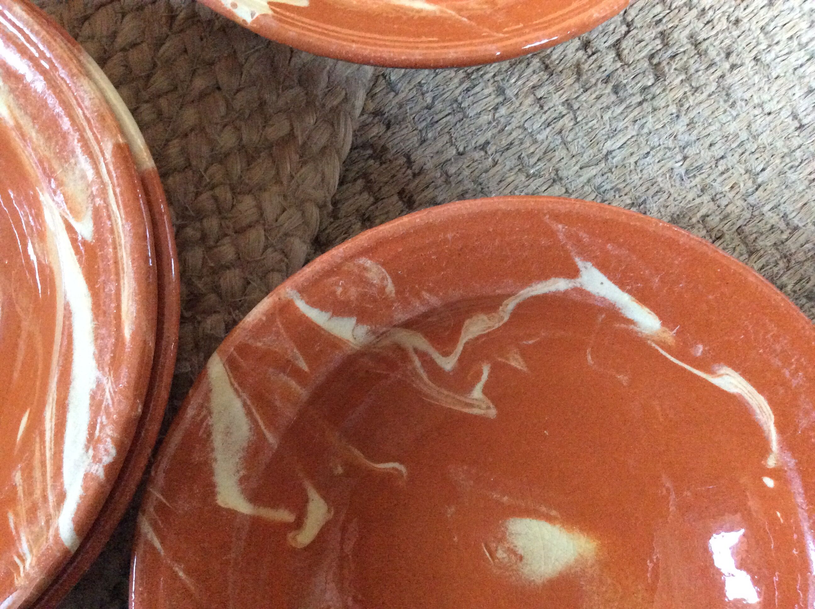 Series of 5 hollow plates