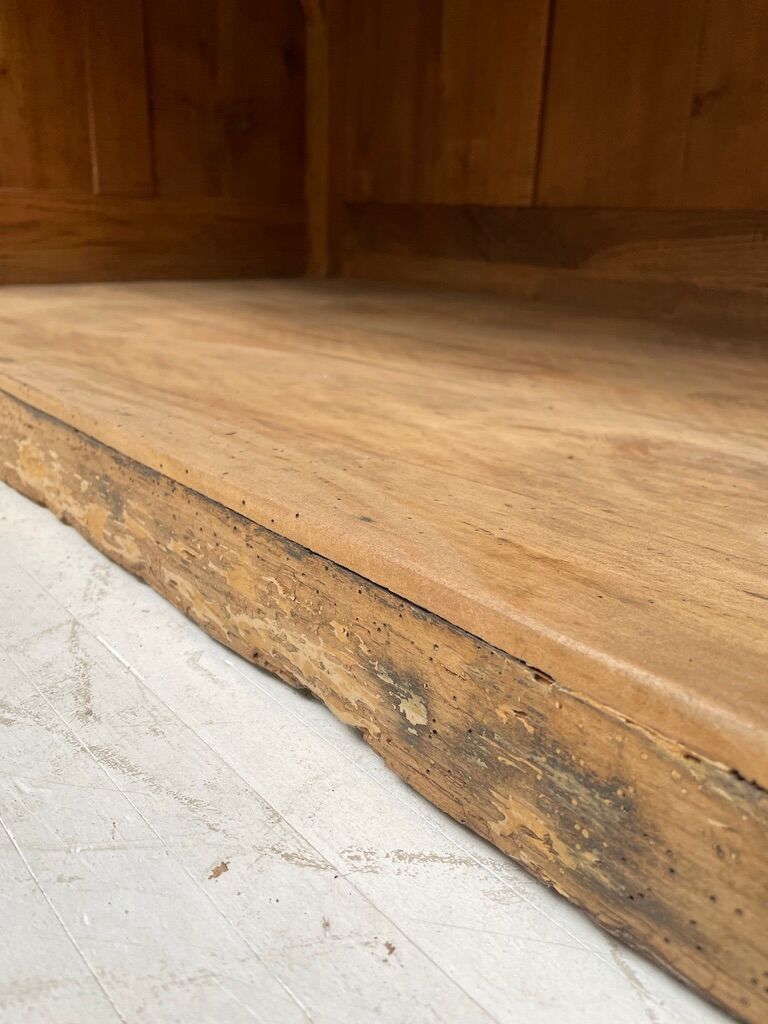 Early 20th century oak trade counter