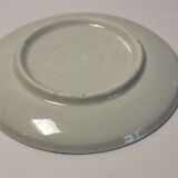 Plat de service bleu blanc ancien chinois