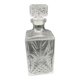 Vintage, whisky decanter, bottle, pitcher, cork, diamond décor, vegetable, 1960s, 1970s, Italy
