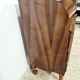 Walnut cylinder-roll-top secretary desk, 1970s.