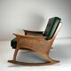 Mid-Century Modern Cane Rocking Chair, 1950s
