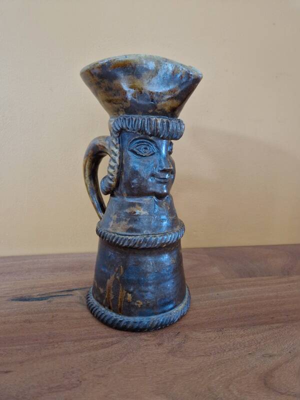 André Rozay (1913-1991) at La Borne - Anthropomorphic pitcher - In stoneware