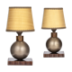 Paire de lampes de bureau Edgar Brandt