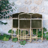 Set of 6 vintage folding chairs