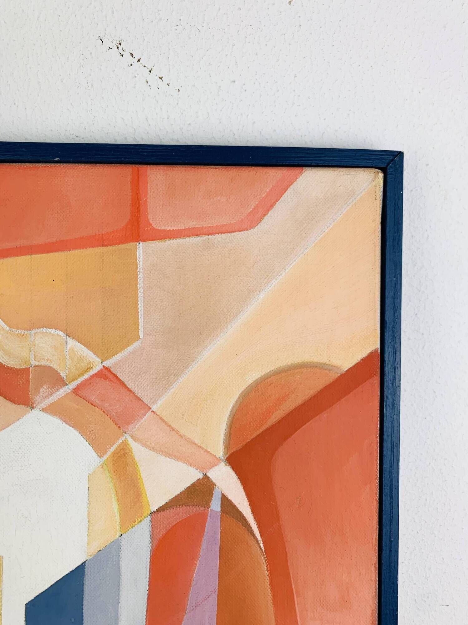 Abstract portrait painting from the 90s.