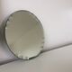 Lot de deux miroirs biseautés vintage, 20cm, 11.5cm