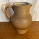 Antique pitcher stoneware from berry brown beige vintage kitchen