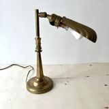 Old 50s "shell" desk lamp, vintage lighting