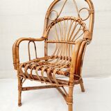 Children's rattan armchair
