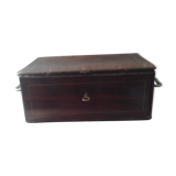 Metal safe imitation wooden