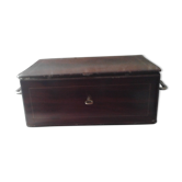 Metal safe imitation wooden