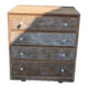 Bleached commode