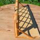 Small vintage wall shelf in bamboo and rattan – 1970s