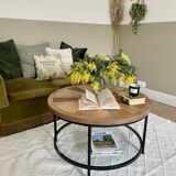 Inlaid coffee table