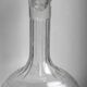 Old molded glass carafe early 20th century