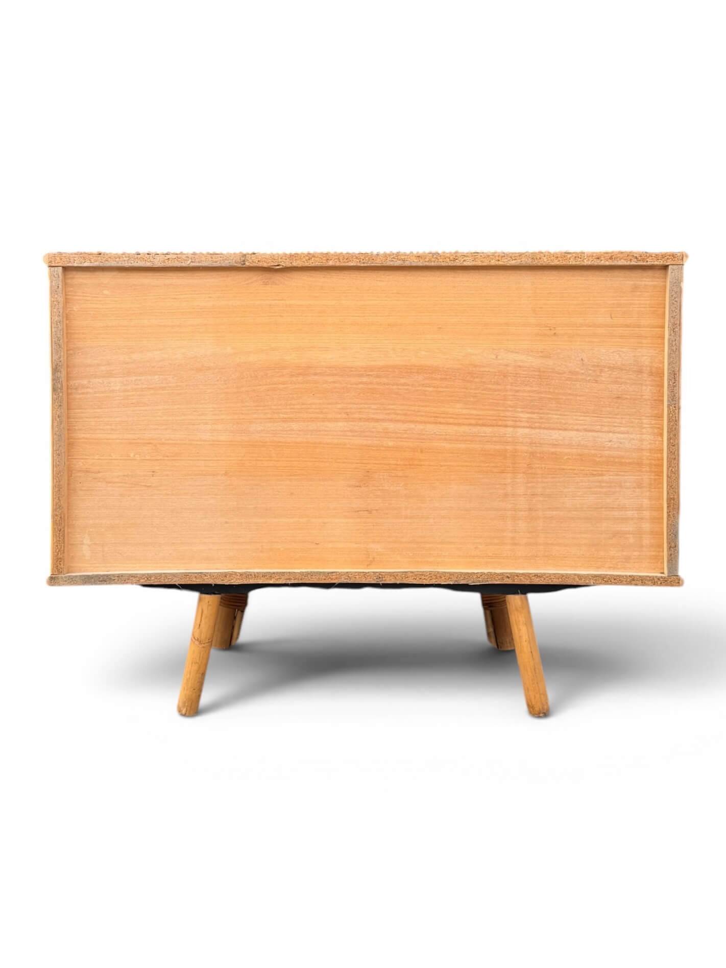 Bamboo and rattan buffet Audoux Minet