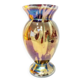 Flamed Murano glass vase, 1930