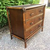 Bamboo and canning chest of drawers