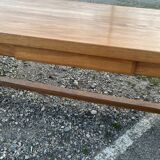 Large oak farm table