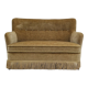 Danish velour 2 seater sofa, original condition, beech wood, 1960s