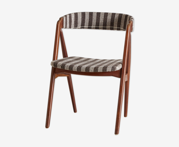 Chaise à manger en teck par th. harlev pour farstrup