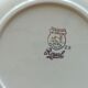 Six assiettes plates Céranord St Amand "Royal"
