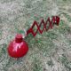 Vintage pantograph wall lamp 1950 red