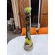 Vase in glass paste and bronze by F. Silviy