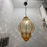 Extra Large Wrought Iron Light Pendant 1970’s