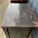 Pair of small accent tables or side tables, lacquered in black from Asia.