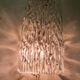 Glass Doria style wall light, The Netherlands 1960's