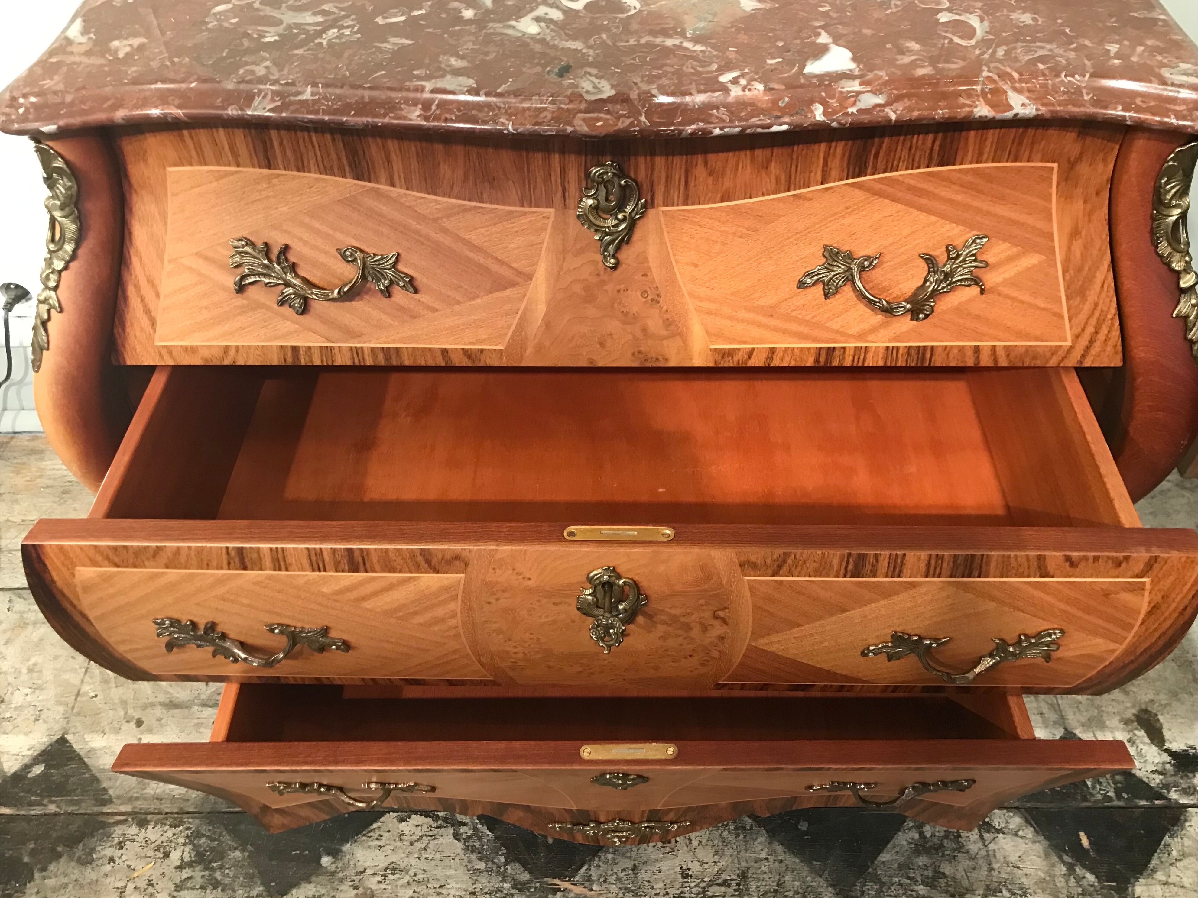 3-drawer neo-baroque dresser circa 1960