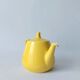 Théière vintage jaune Villeroy & Boch vaisselle rétro