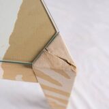 Set of nested tables upholstered, Pierre Frey, 1970s