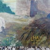 Old naive painting