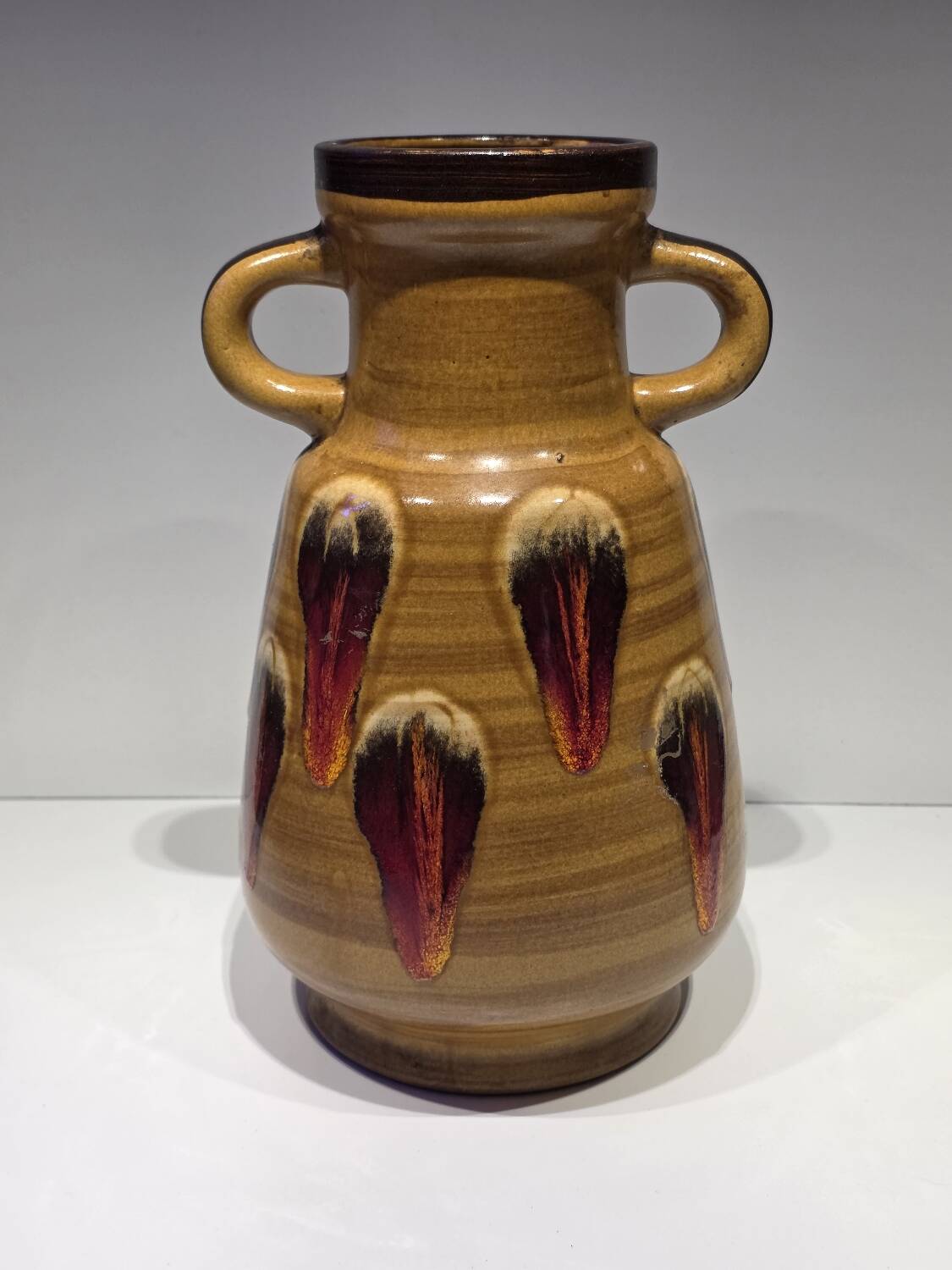Large ceramic vase St Clément (Luneville)
