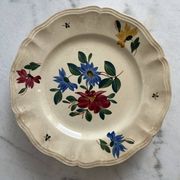 Lot de 6 petites assiettes plates Sarreguemines