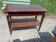 Empire desk in mahogany and bronze.