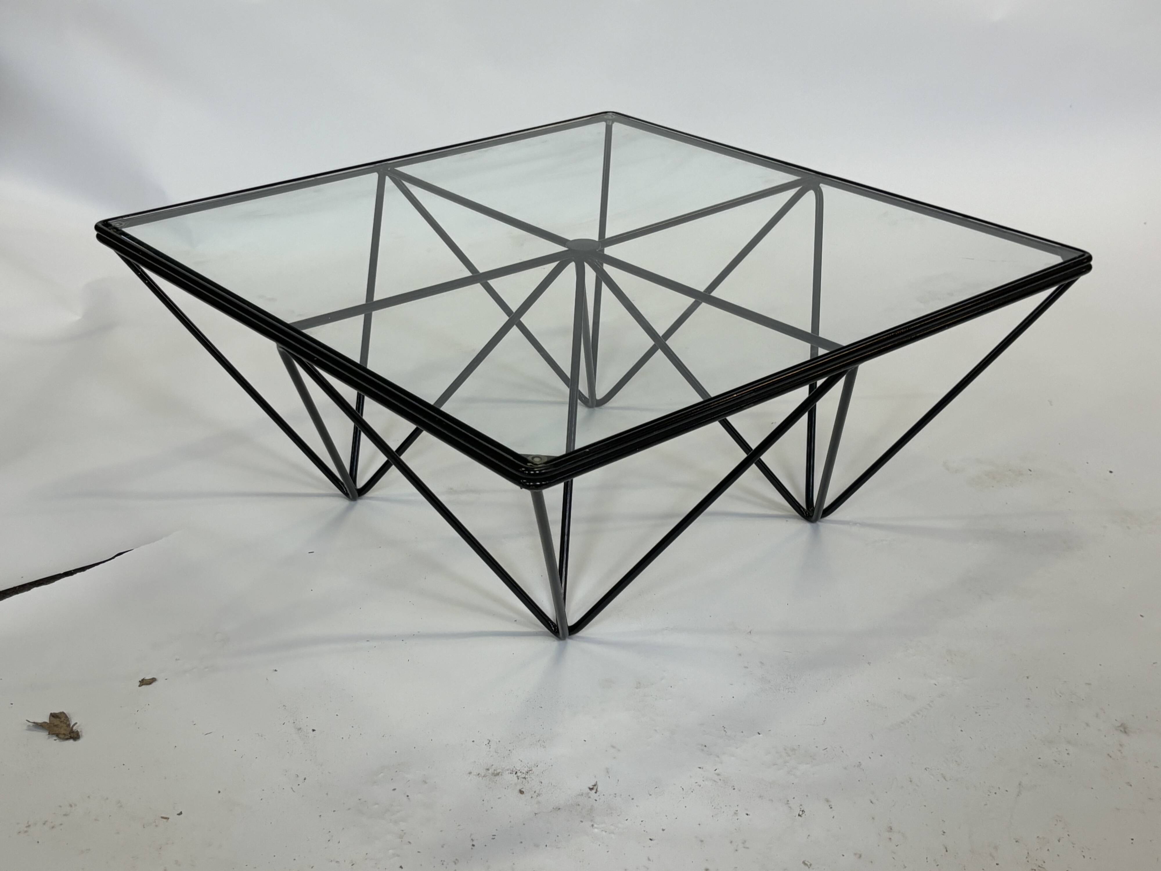 Vintage coffee table steel wire coffee table minimalist design
