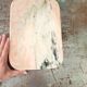 Cutting board in pink natural marble
