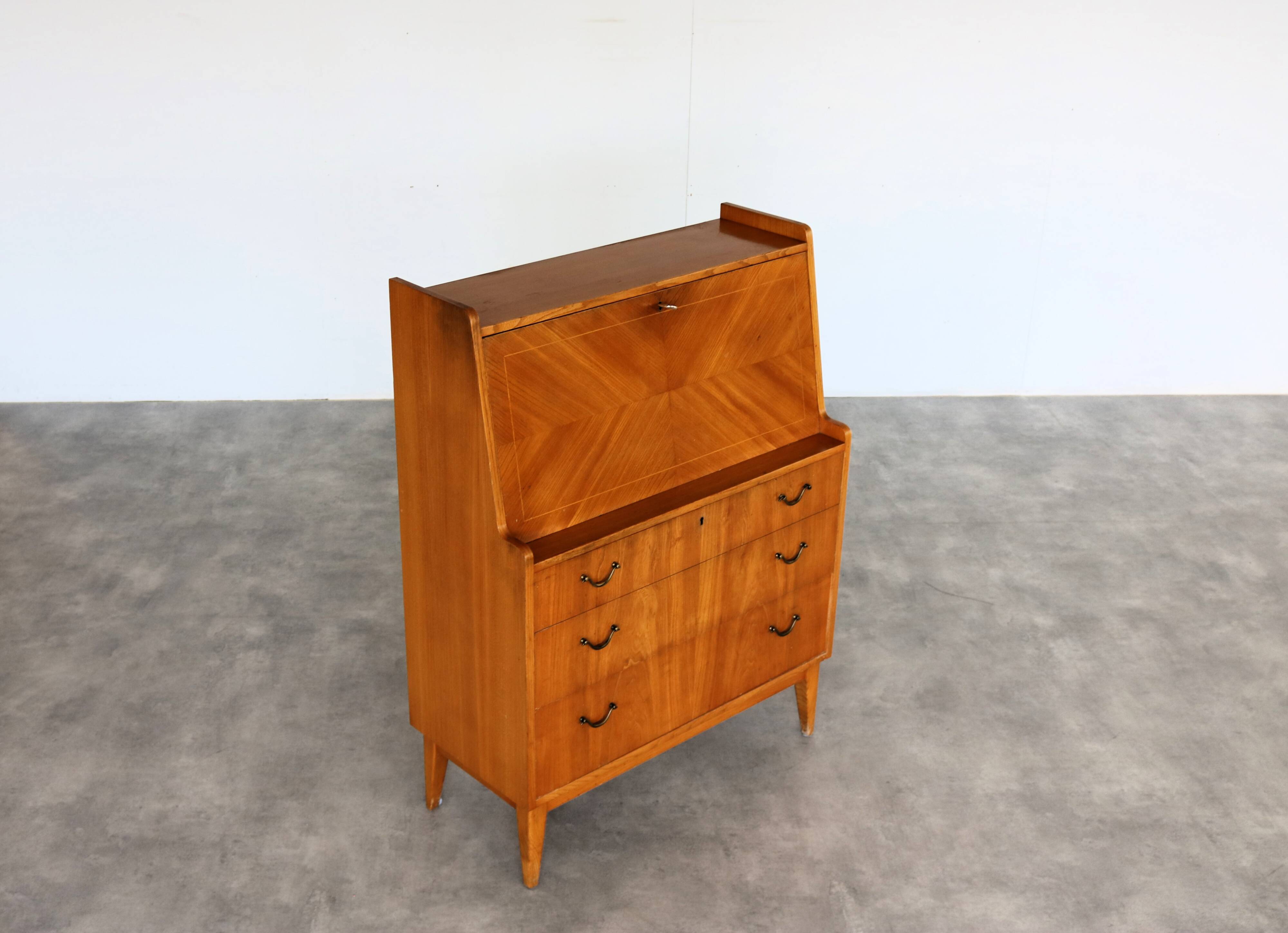 vintage secretary | desk | cupboard | Swedish
