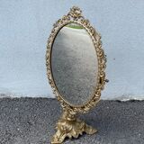 Golden mirror 21x50cm