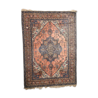 European antique hand-knotted carpet in Persian style 248x342cm