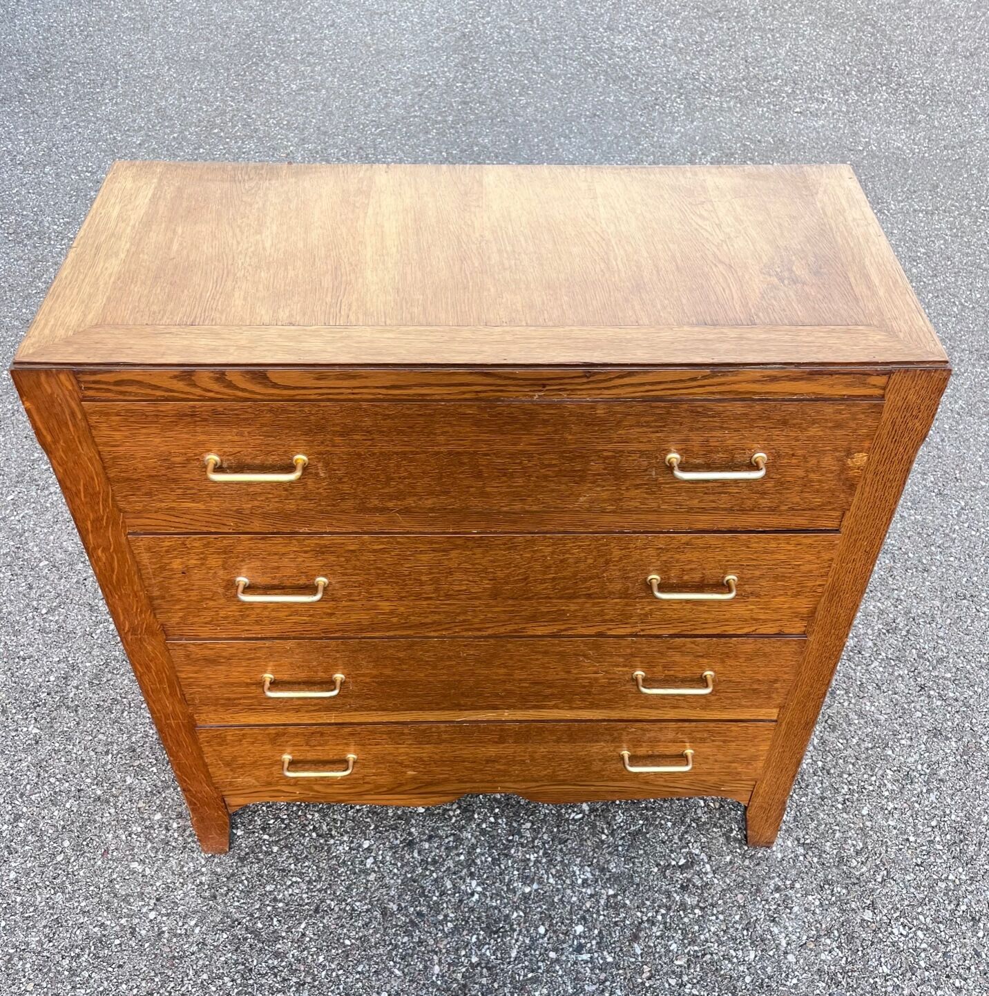 Commode en chêne 1950